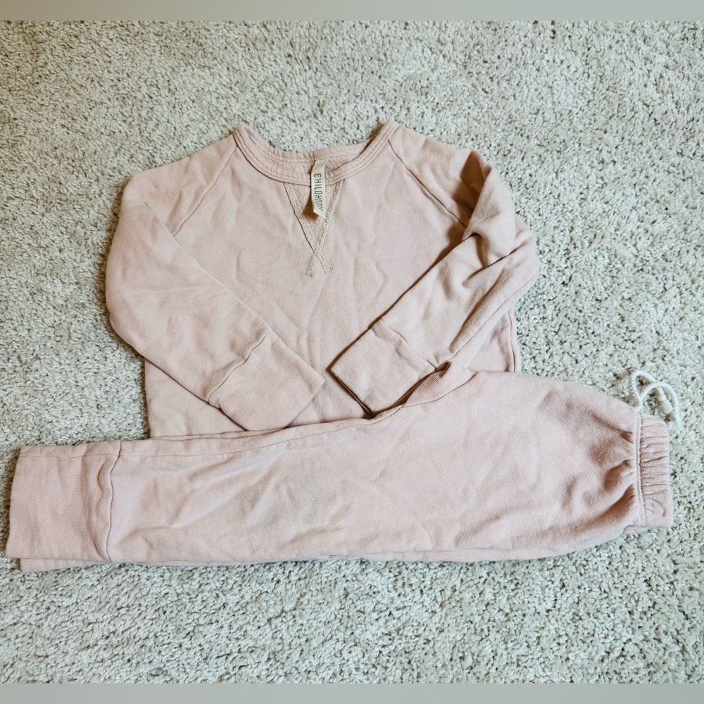 Childhoods Clothing OG blush crewneck set